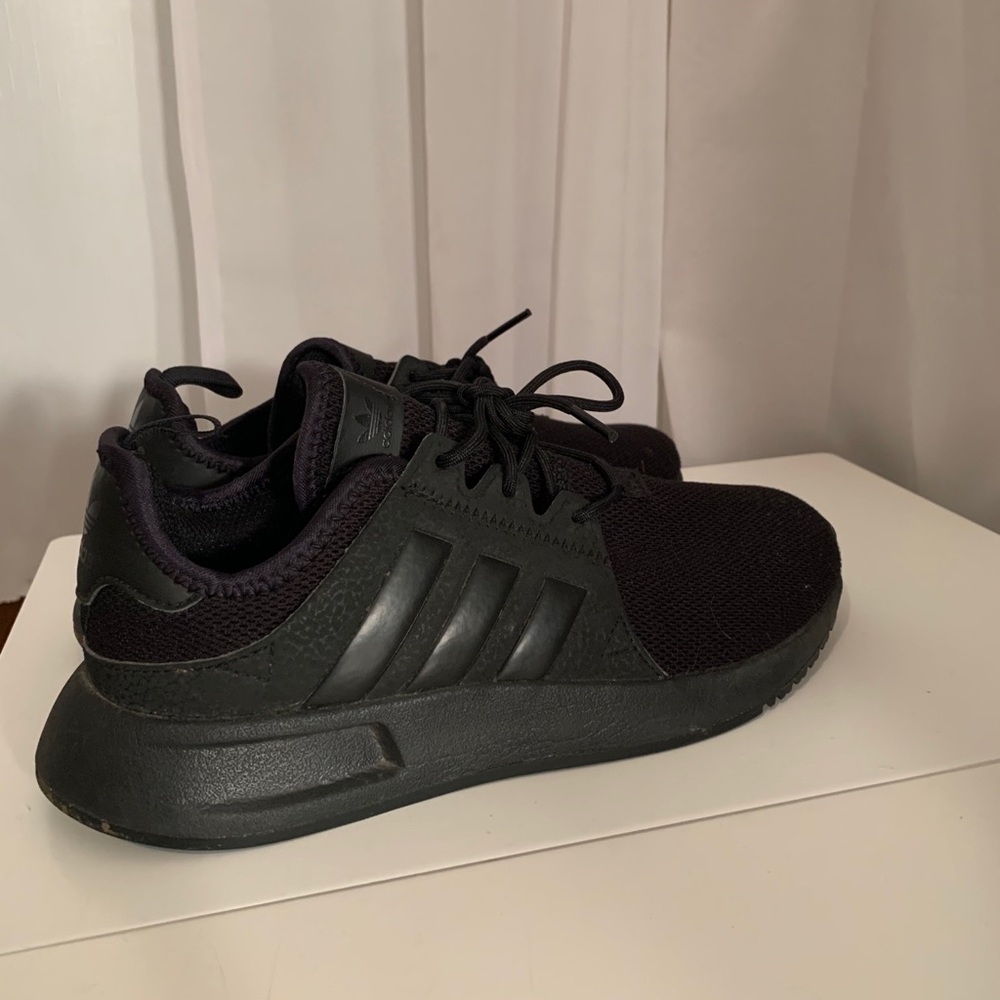 brand new black adidas sneakers (YOUTH SIZE 4)